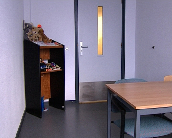 Parloir de la prison de Scheveningen. © ICC - CPI
