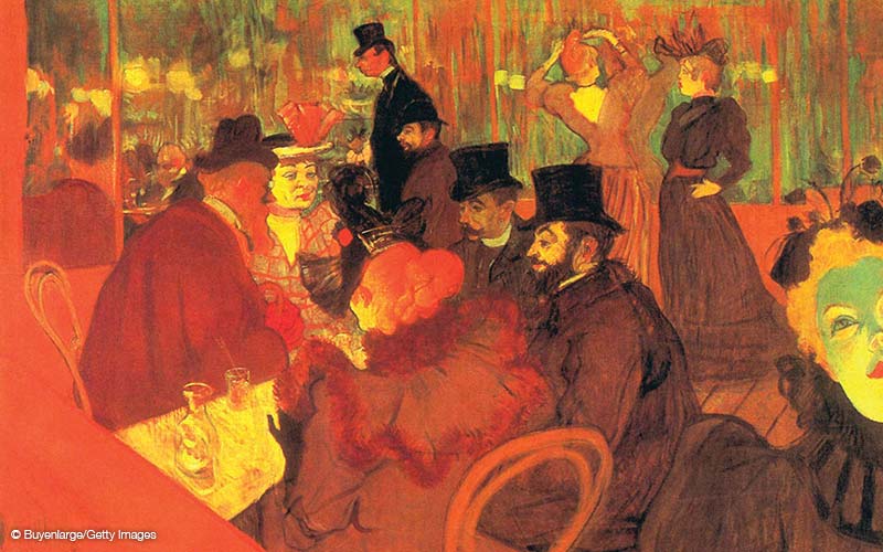 Au Moulin Rouge, Toulouse Lautrec (1892)