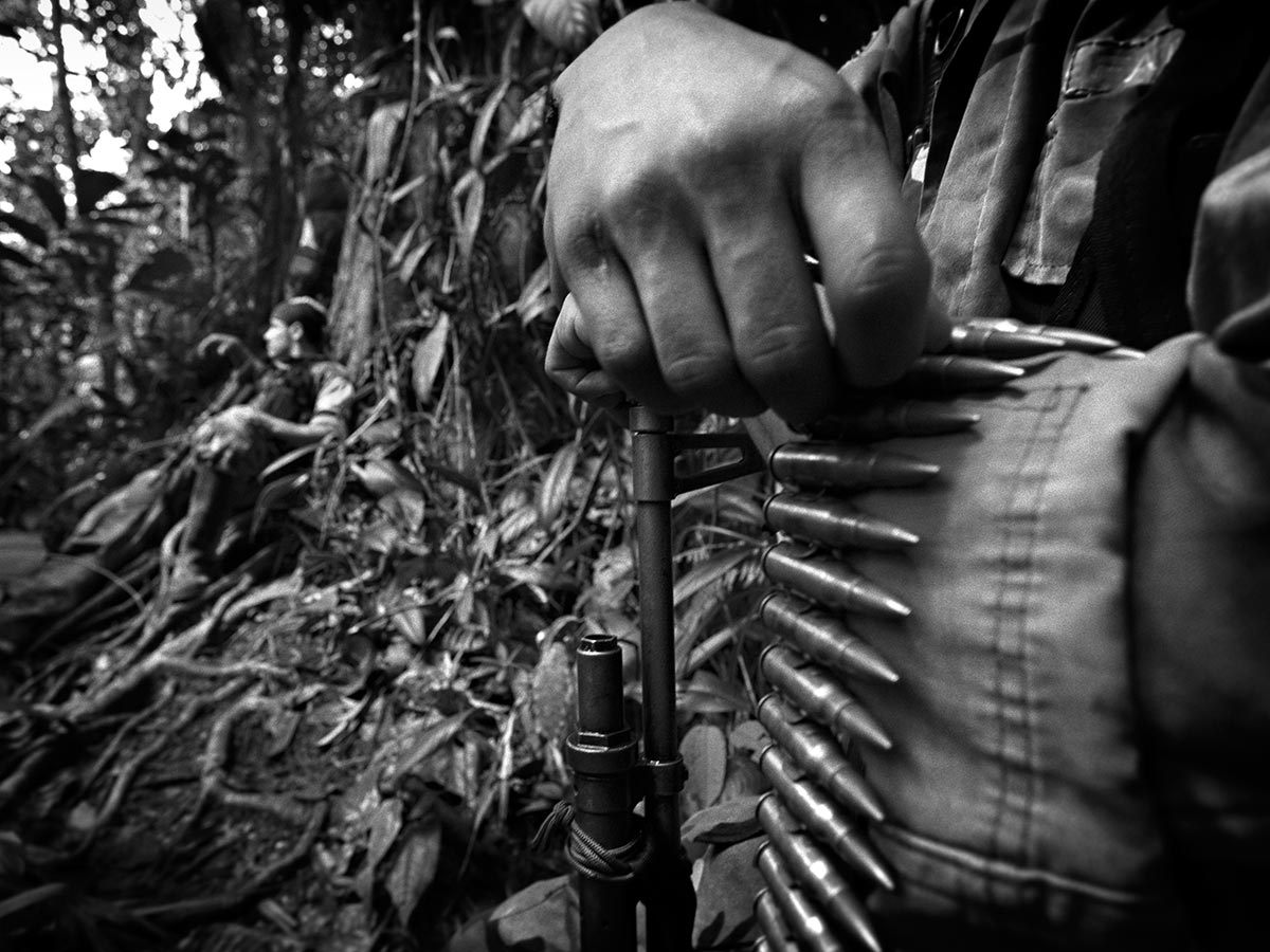 Guérilleros des FARC en Forêt. ©Alvaro Ybarra Zavala/Getty Images