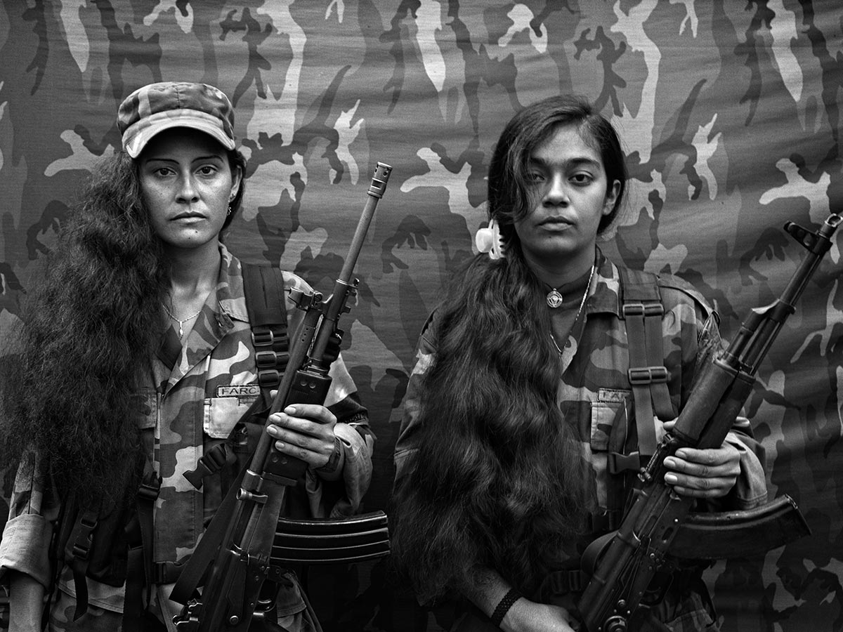 Judith et Isa, 2 combattantes des FARC. ©Alvaro Ybarra Zavala/Getty Images